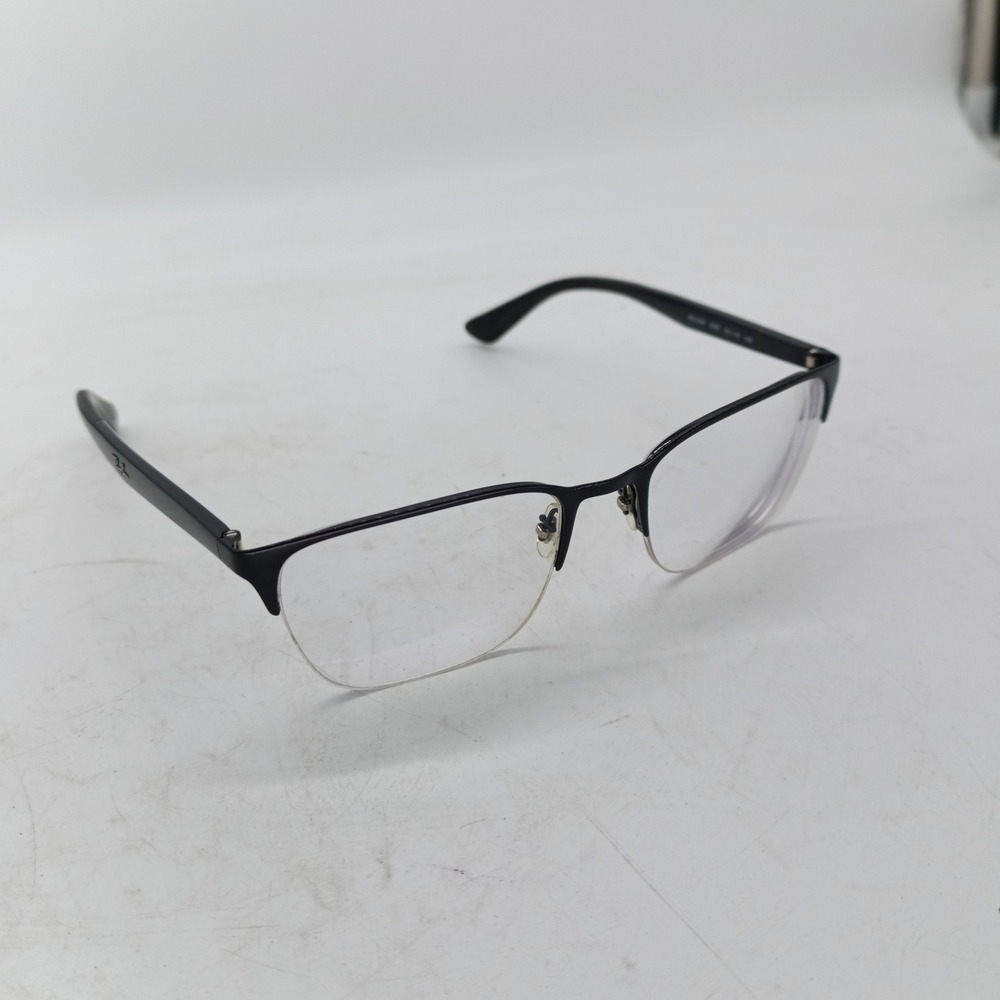 Ray-Ban RB6428 2995 Black Half Rim Square Eyeglasses 54-19-145 Frames Only 065